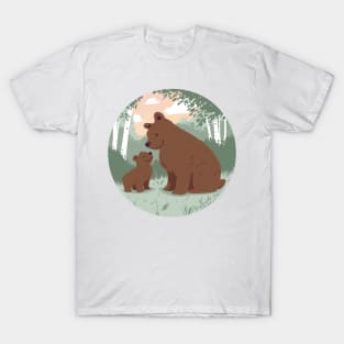 Brown bears in summer T-Shirt